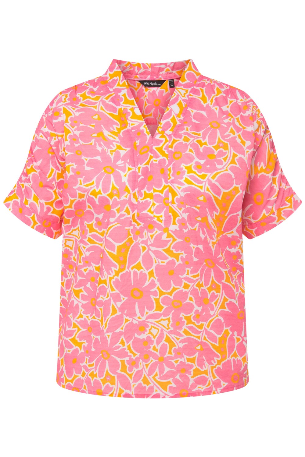 

Блуза Ulla Popken, цвет hibiskusrot