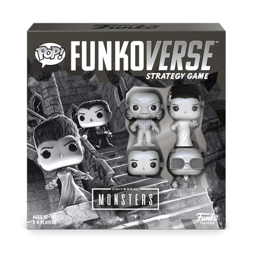 Настольная игра Funkoverse – Universal Monsters 100 – 4 Pack