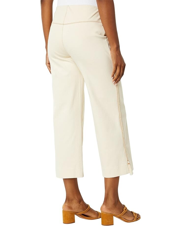 

Джинсы Lysse Fiesta Knit Denim Wide Leg Crop, цвет Latte