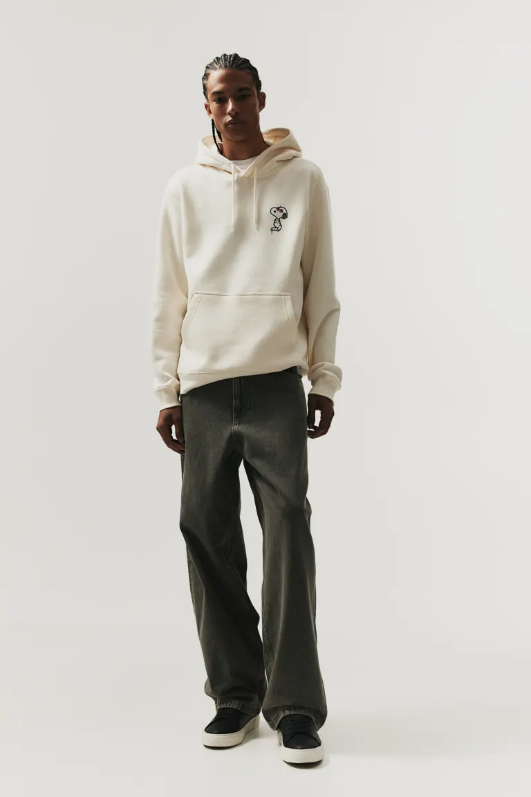 

Толстовка regular fit с капюшоном H&M, бежевый