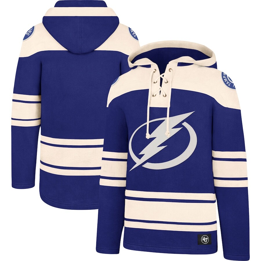 

Пуловер с капюшоном 47 Tampa Bay Lightning, синий