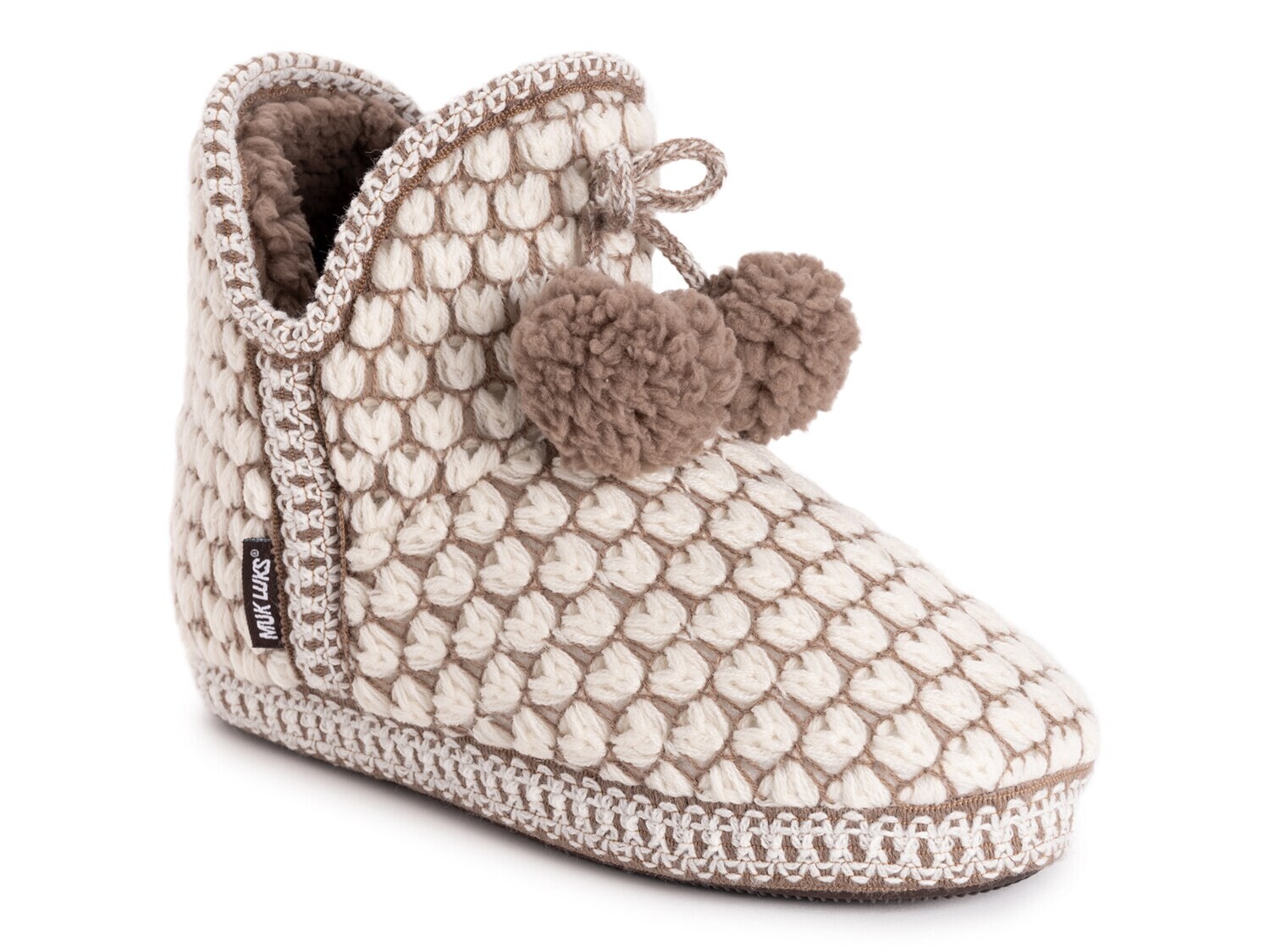 

Тапочки Muk Luks Amira, темно-коричневый