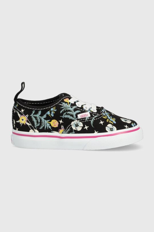 

Детские кеды TD Authentic Elastic FLRL BLACK Vans, черный
