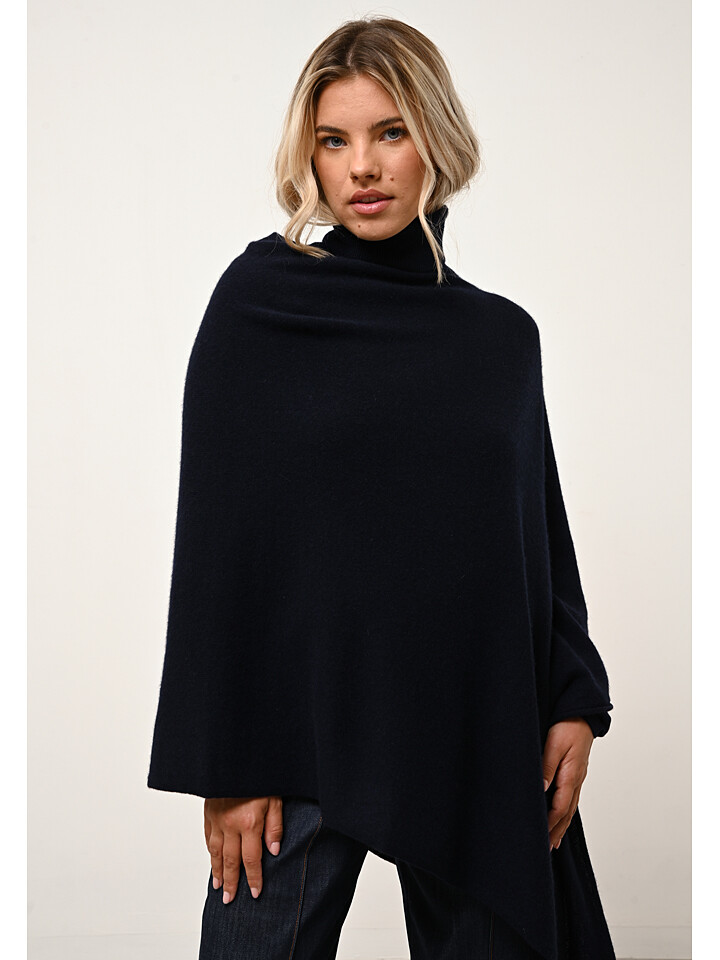 

Свитер Just Cashmere Kaschmir Rollkragen Ava, темно-синий