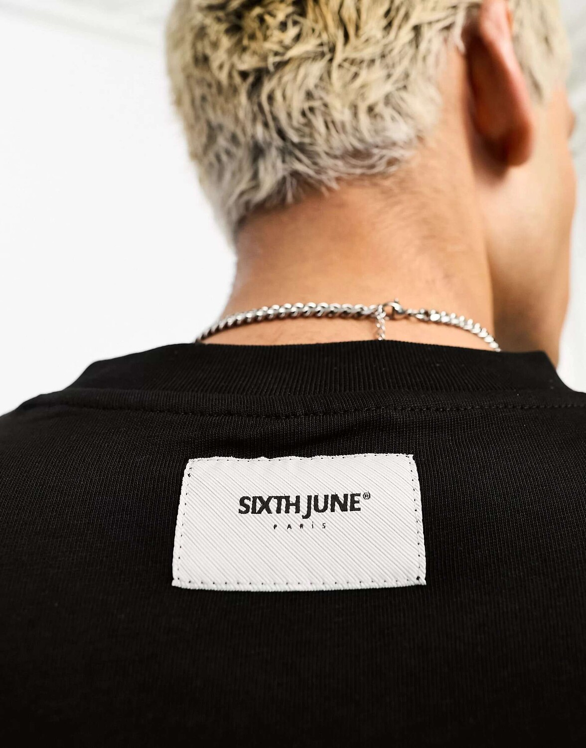 

Черная футболка со змеиным принтом Sixth June, Черный
