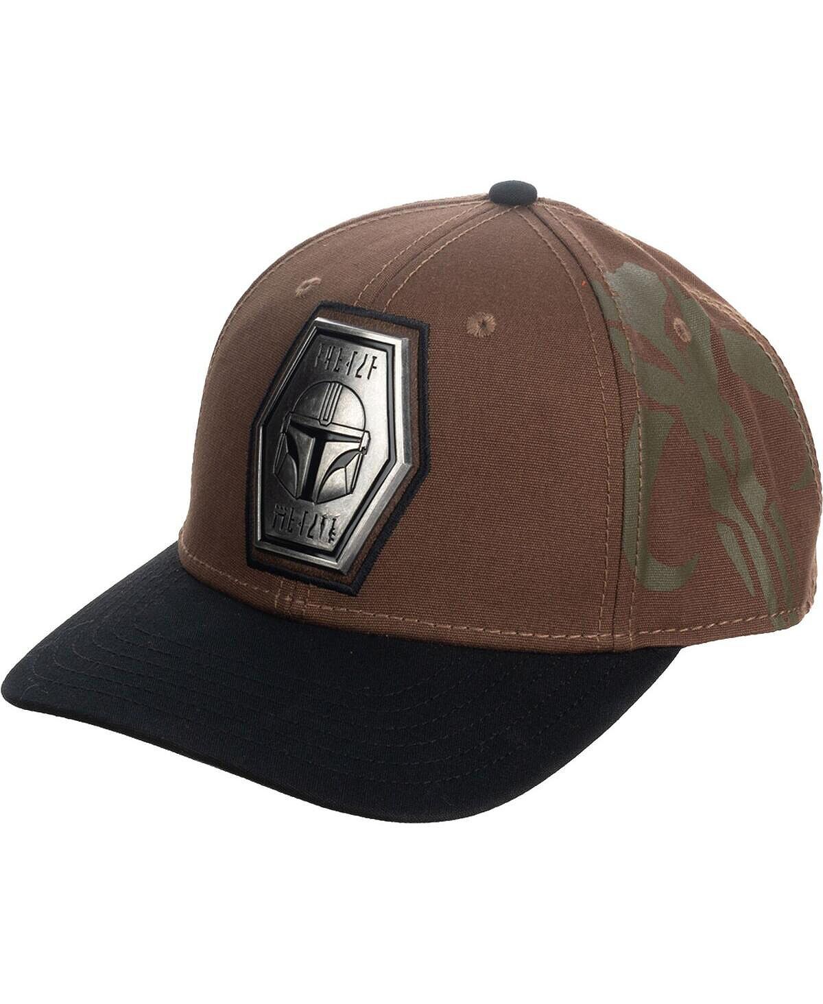 

Мужская и женская коричневая регулируемая бейсболка The Mandalorian Baseball Hat Bioworld
