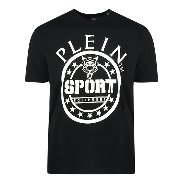 

Футболка с круглым логотипом Plein Sport, черный