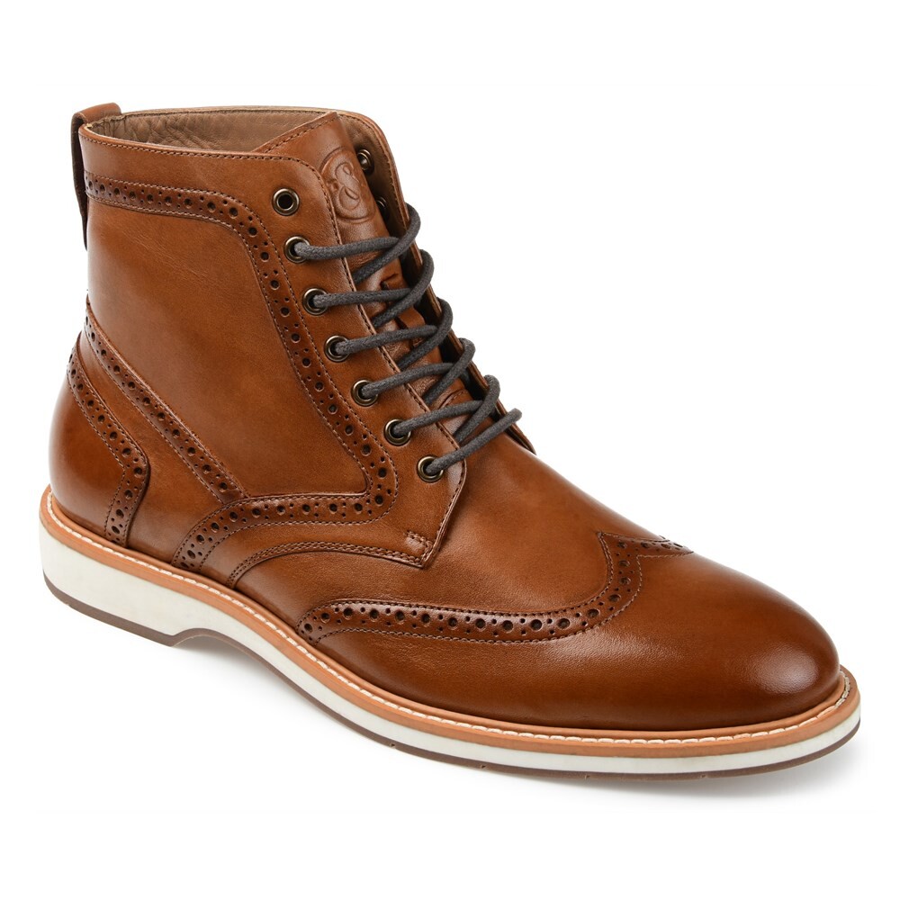 

Мужские ботинки Enzzo Wing Tip Thomas & Vine, цвет cognac leather