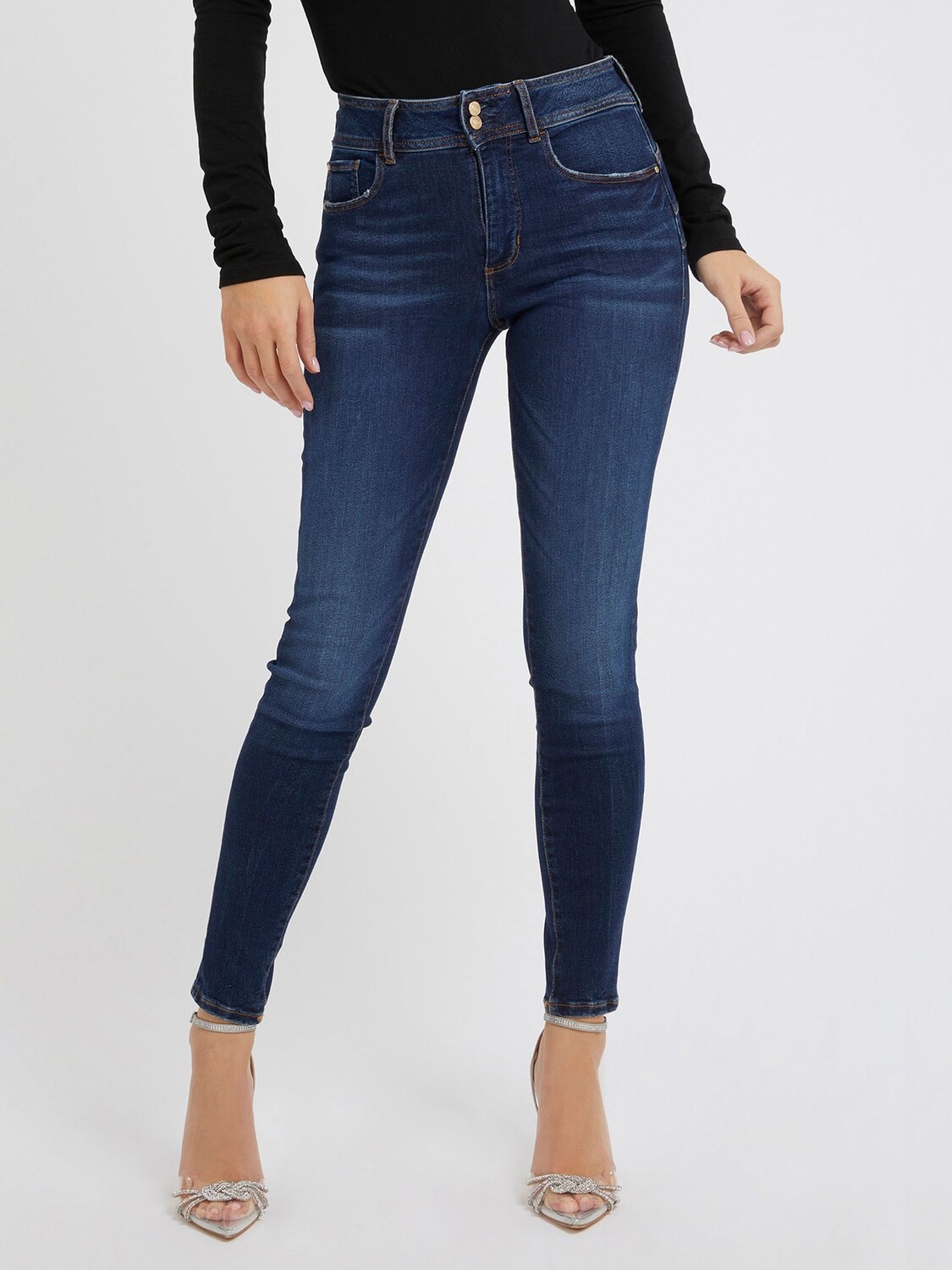 

Джинсы скинни GUESS Shape Up, Carrie Dark