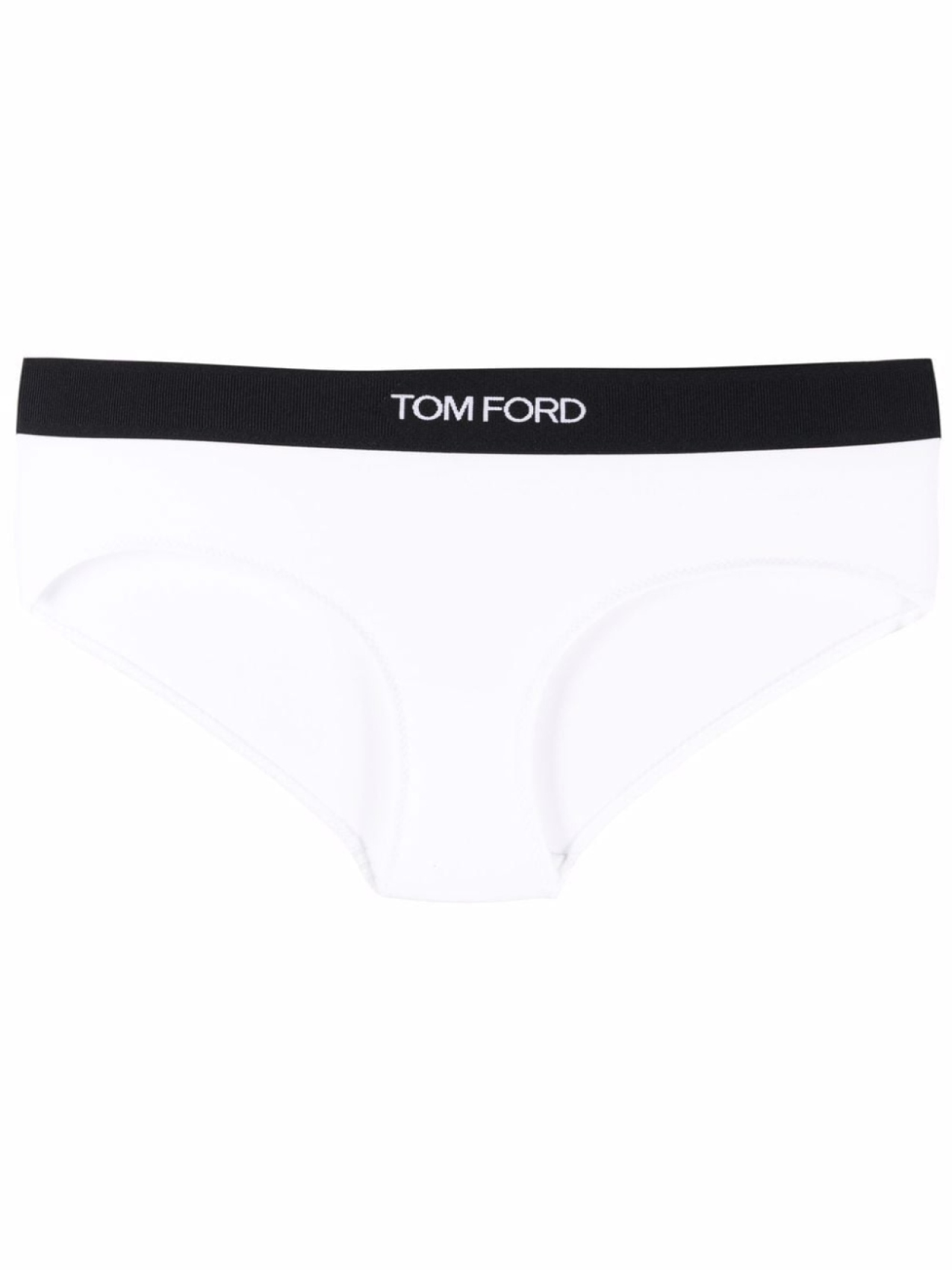 

TOM FORD трусы-брифы с логотипом на поясе, белый