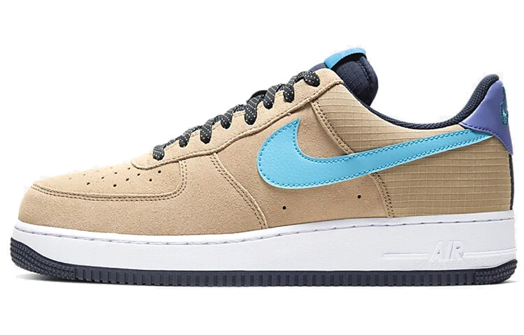 

Кроссовки унисекс для скейтбординга Nike Air Force 1 '07 Lv8 2 цвета хаки/персидско-фиолетово-бирюзовый
