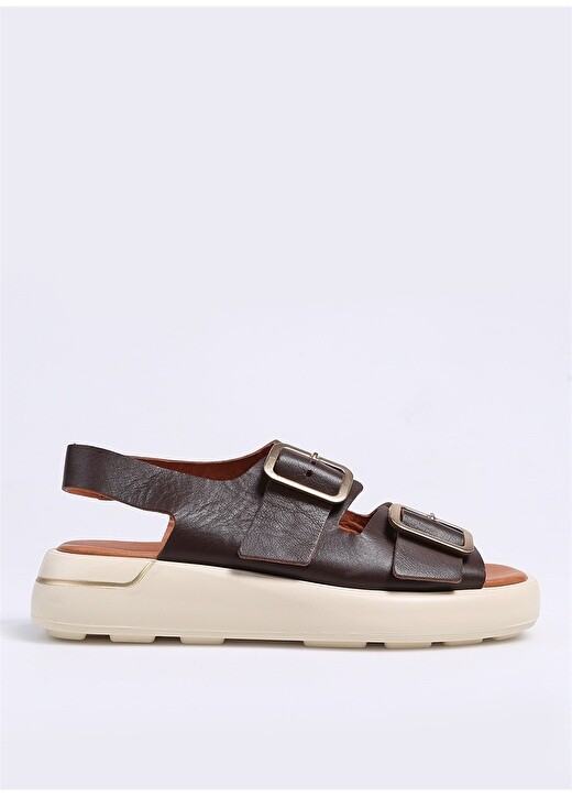 

Кожаные коричневые женские сандалии Hush Puppies