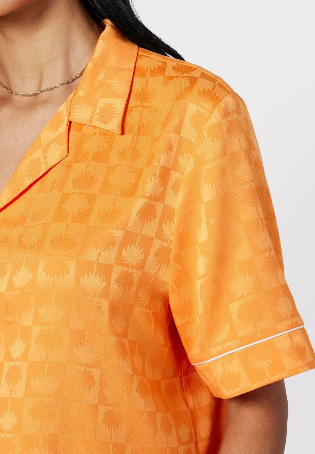 

Комплект ночного белья JACQUARD PALM SET Chelsea Peers, оранжевый