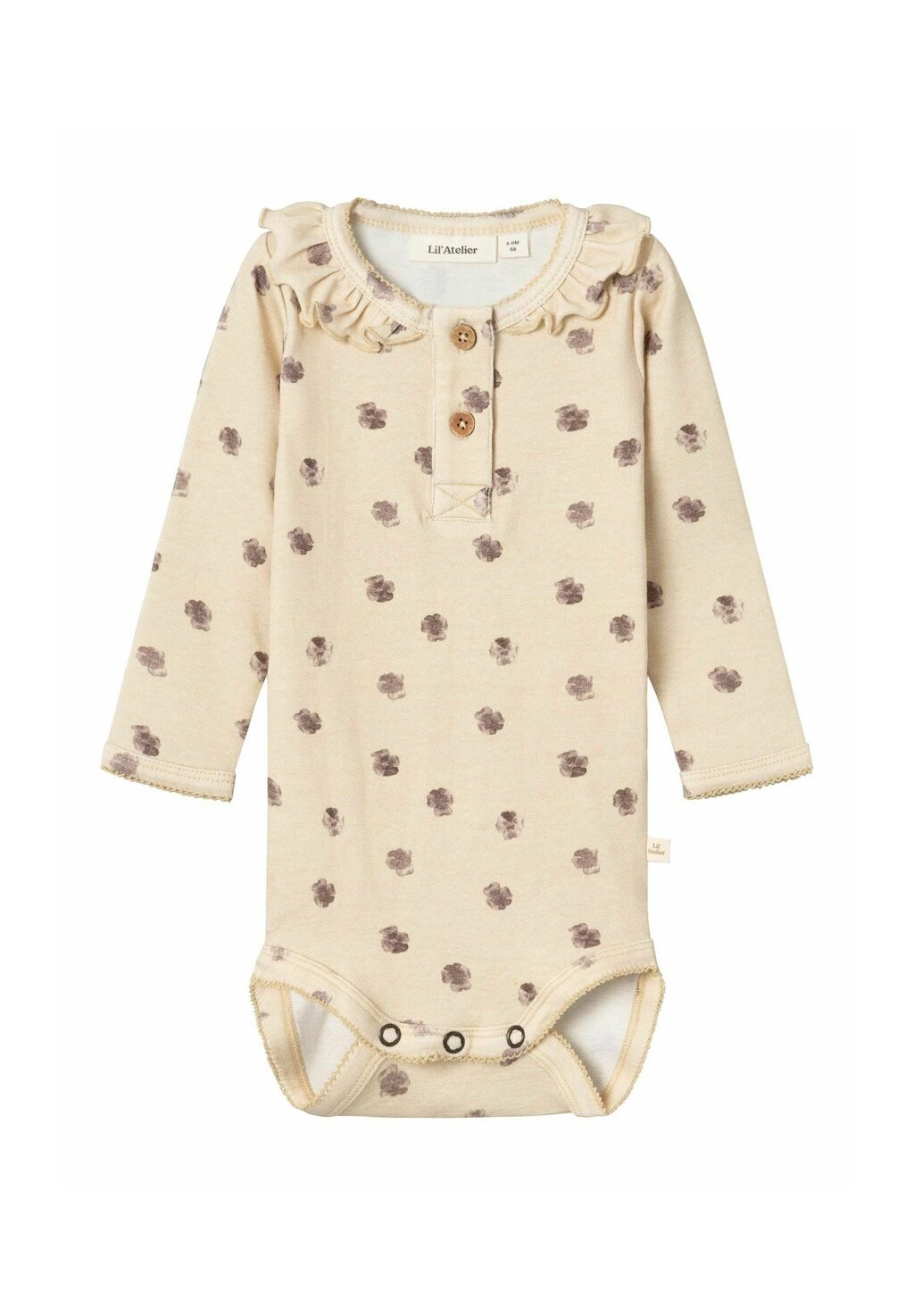 

Боди STRAMPLER LANGARM Lil' Atelier, цвет fog
