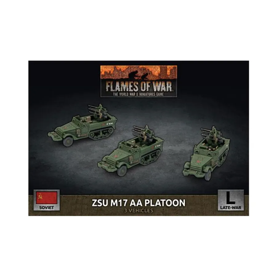 

ЗСУ М17 Зенитный взвод, Flames of War - WWII - Soviet - Artillery, AA, AT and AFV's (4th Edition)