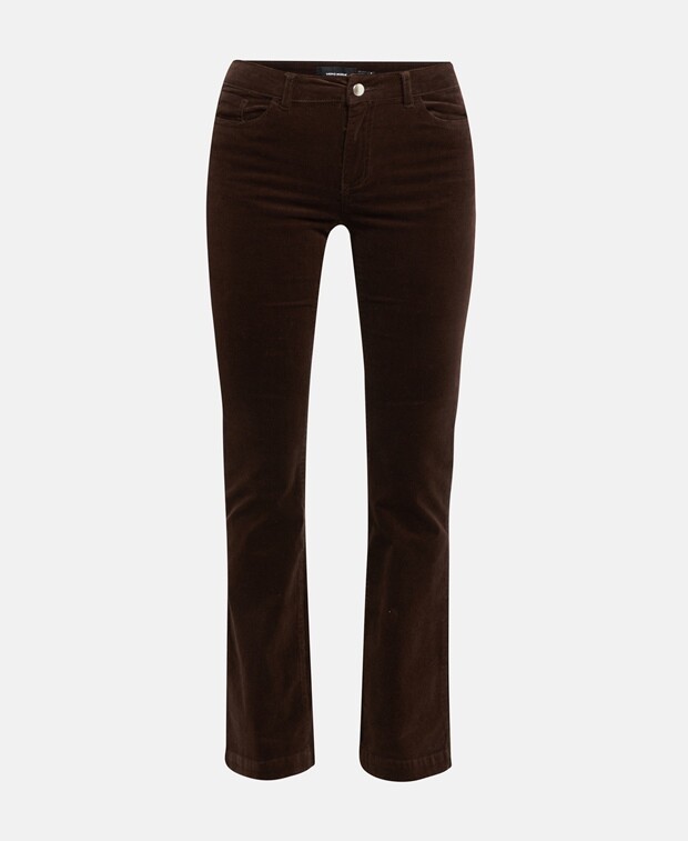 

Вельветовые брюки Vero Moda, бордовый