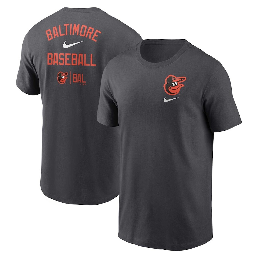 

Футболка с коротким рукавом Nike Baltimore Orioles, угольный