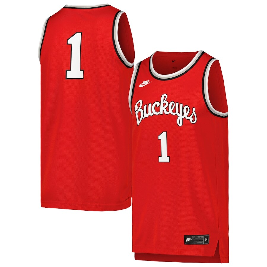 

Джерси Nike Ohio State Buckeyes, алый