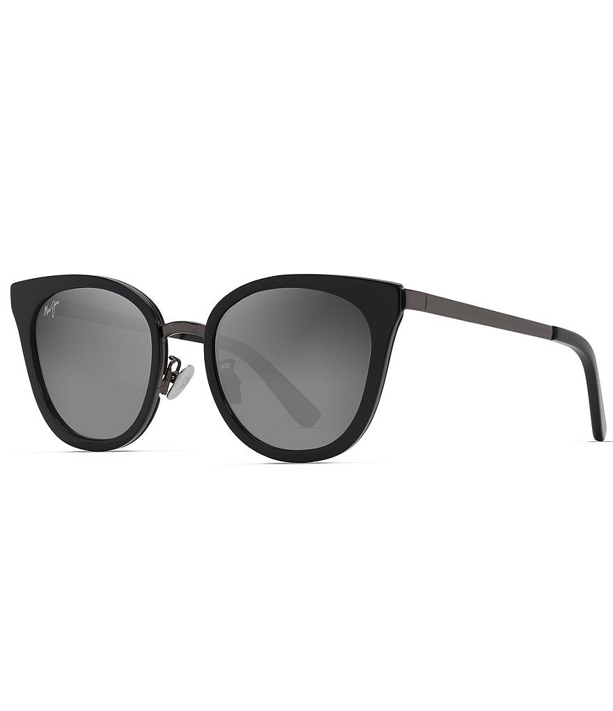 

Женские солнцезащитные очки Maui Jim с поляризационными кошачьими глазами Wood Rose, черный