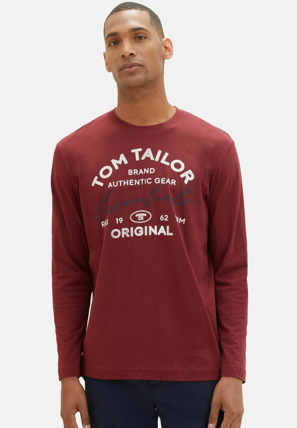 

Рубашка с длинным рукавом MIT LOGO PRINT TOM TAILOR, цвет rot