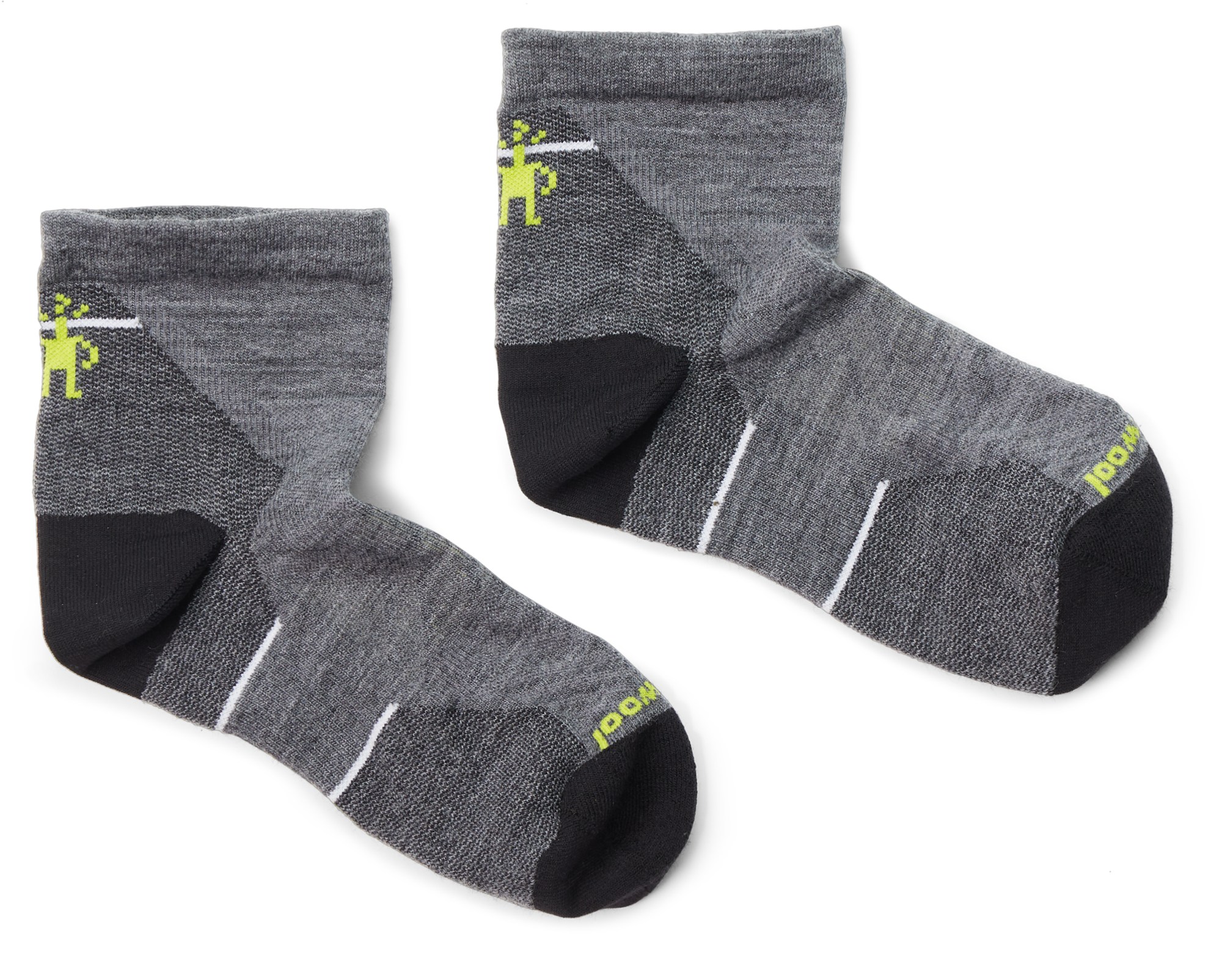 Носки Performance Run Zero Cushion до щиколотки — мужские Smartwool, серый носки для бега smartwool performance run zero cushion low ankle черный