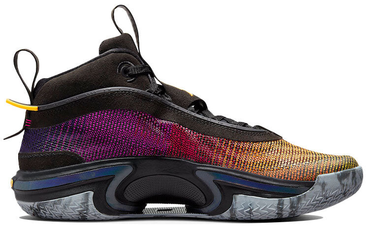 

Кроссовки баскетбольные унисекс Nike Air Jordan 36 Sunset, черный / желтый