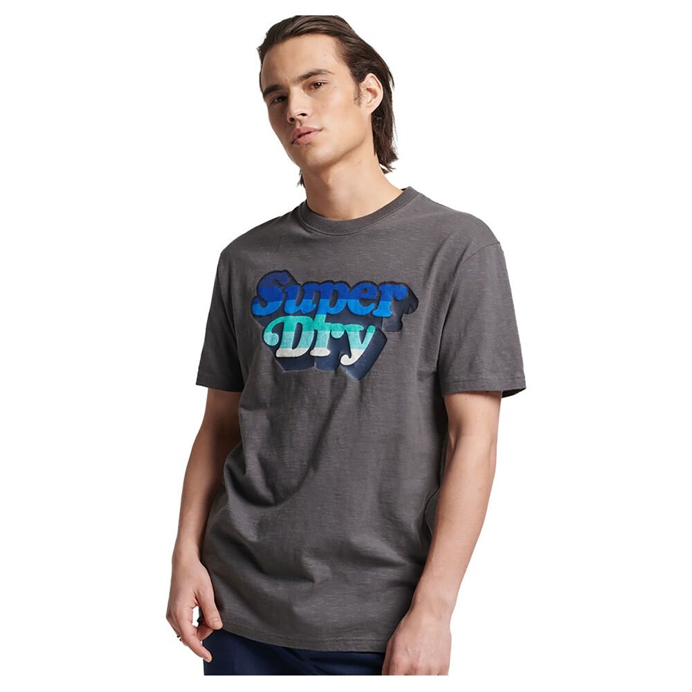

Футболка Superdry Vintage Cali Stripe, красный