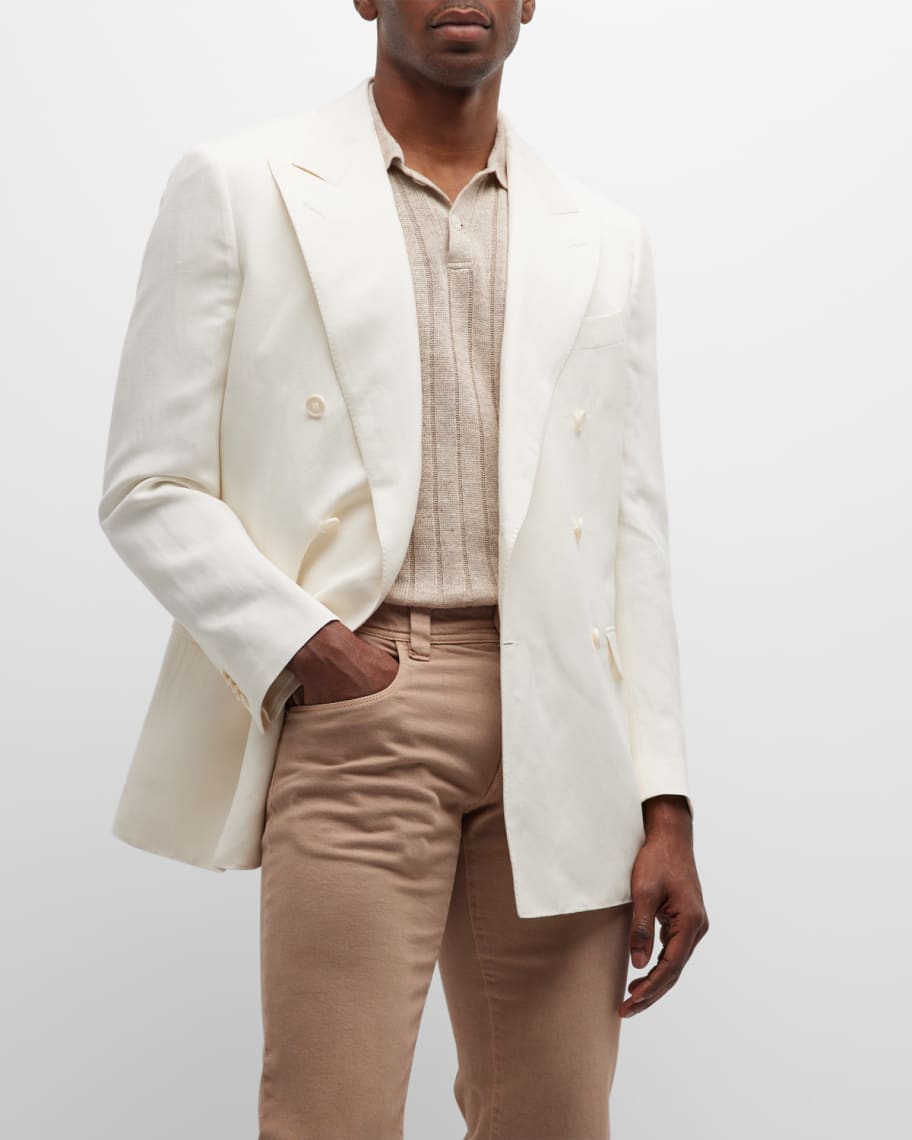 

Мужское спортивное пальто Milano из смеси льна Loro Piana