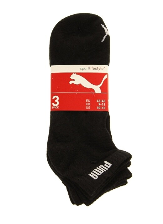 

Черные носки-тройки унисекс Puma