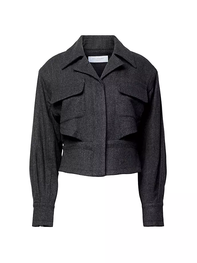 цена Укороченная шерстяная куртка Gabriel Equipment, серый