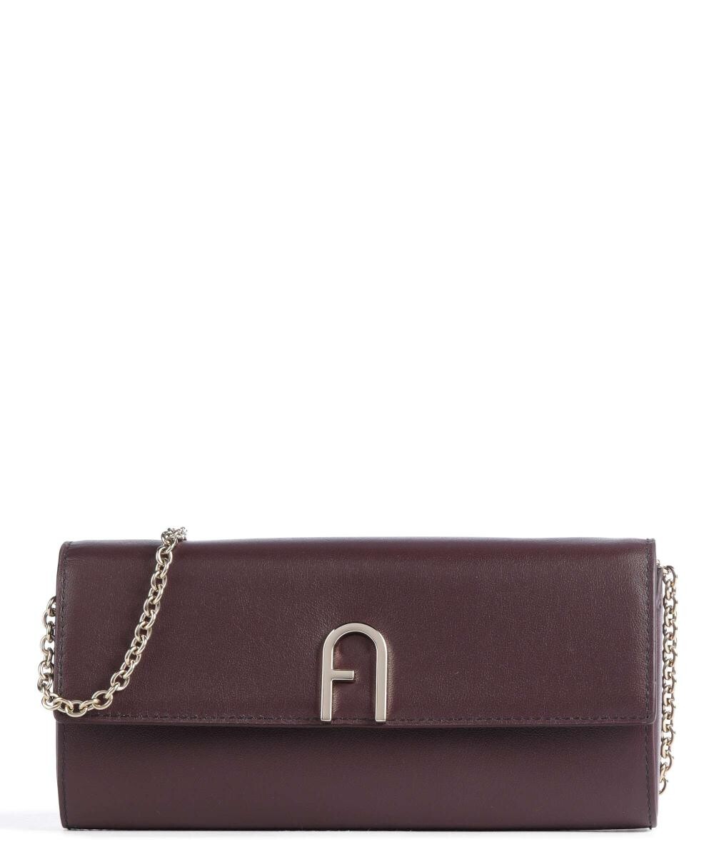 

Сумка через плечо Flow Mini из мелкозернистой кожи. Furla, бордовый