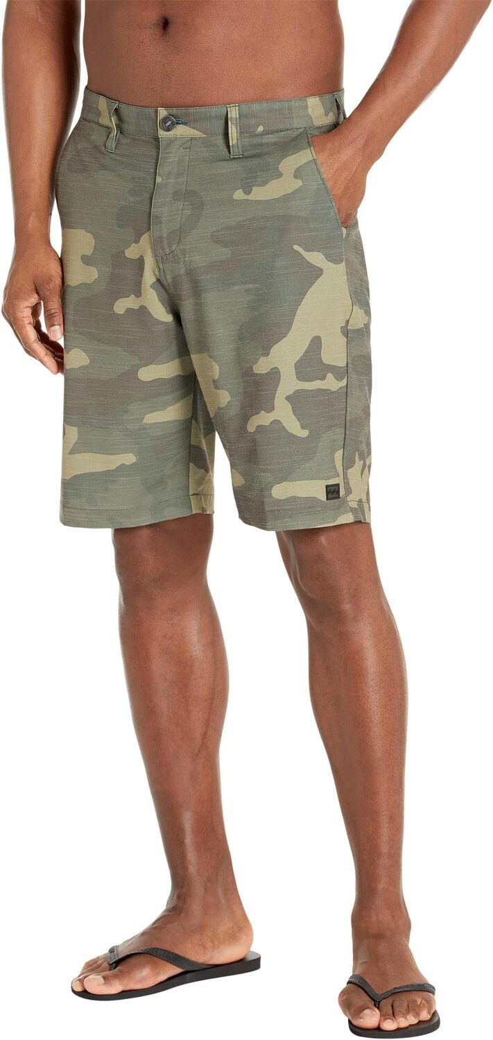 

Шорты для подводного плавания Crossfire Slub 21 дюйм Billabong, цвет Green Camo