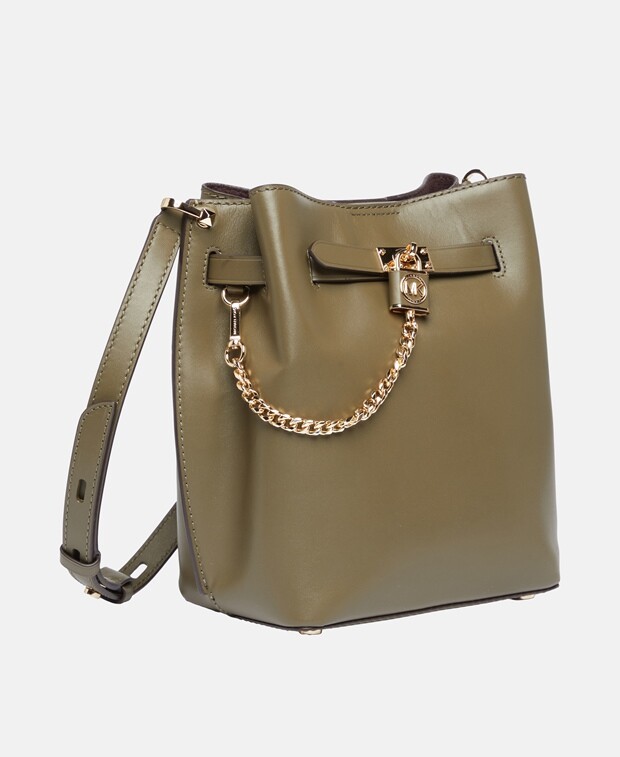

Кожаная сумка через плечо Michael Michael Kors, хаки