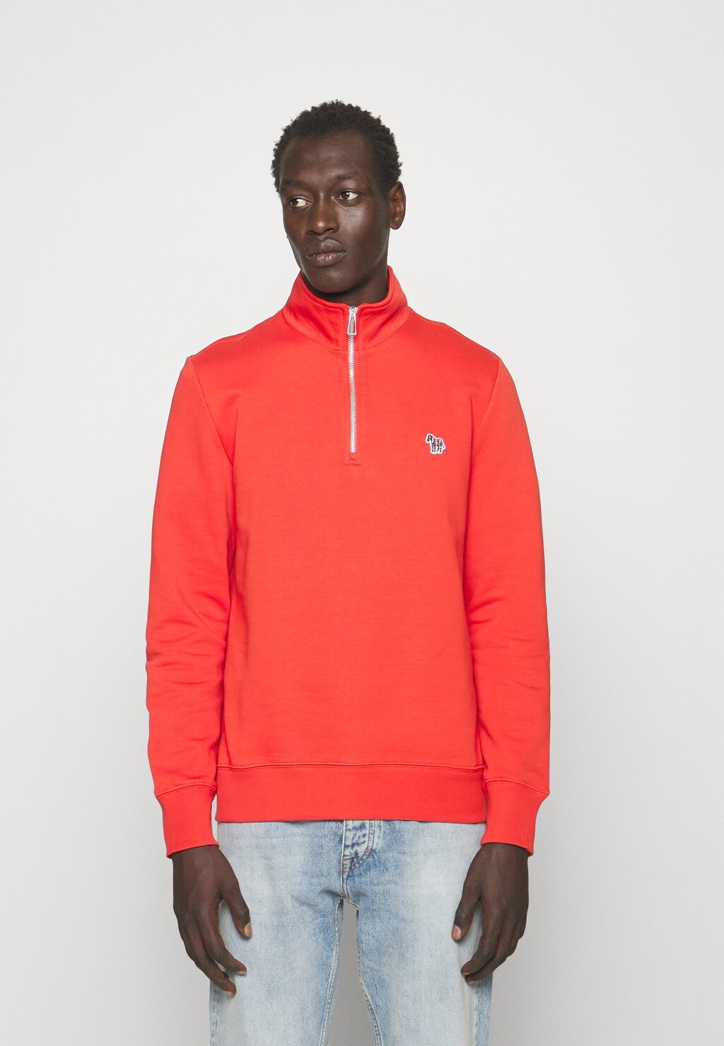 

Толстовка ПОЛОВИННАЯ МОЛНИЯ TOP ZEBRA PS Paul Smith, красный