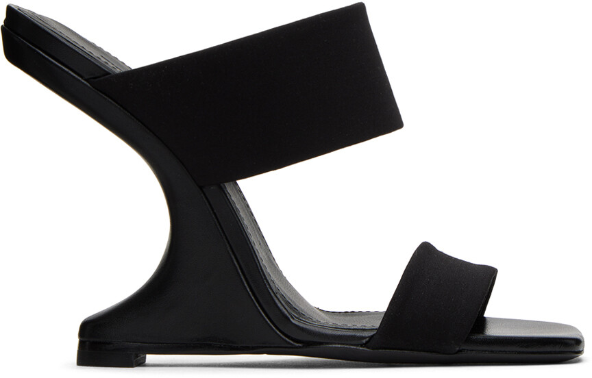 

Черные босоножки на каблуке Cantileaver 11 Rick Owens Lilies