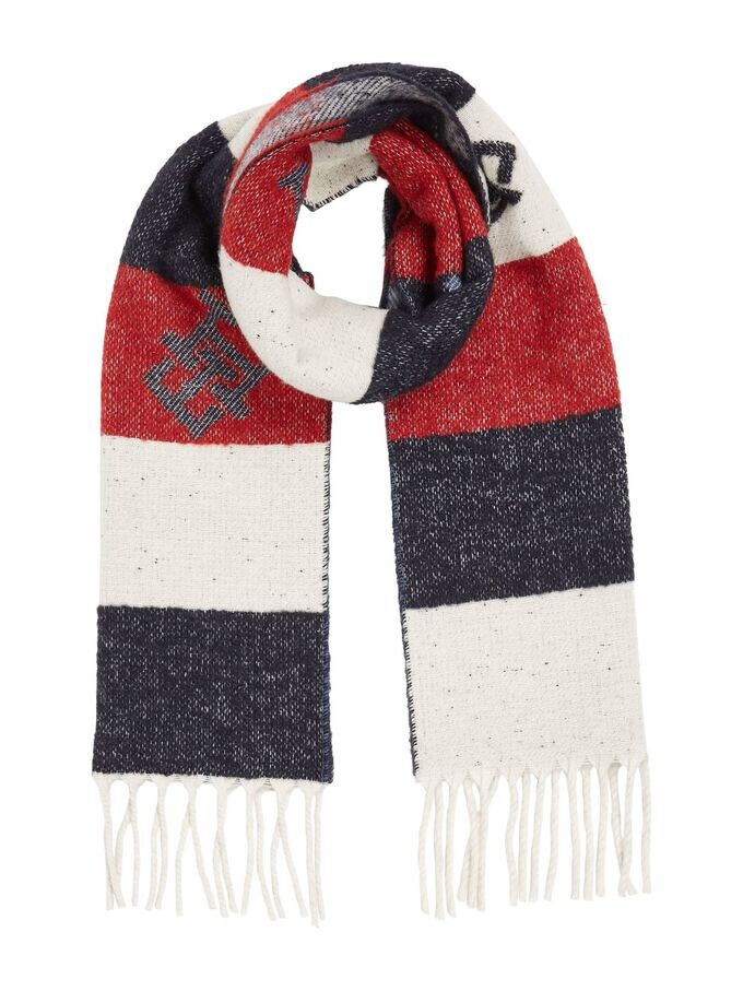

Шарф с шерстью Tommy Hilfiger, синий