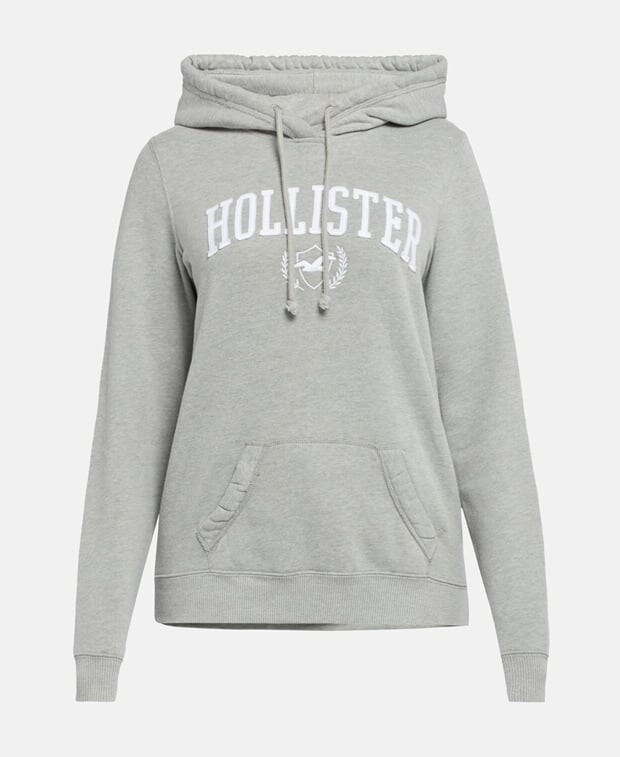 

Толстовка с капюшоном Hollister, серый