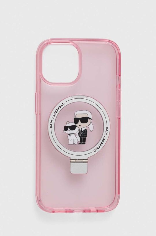 

Чехол для iPhone 15 6.1 Karl Lagerfeld, розовый