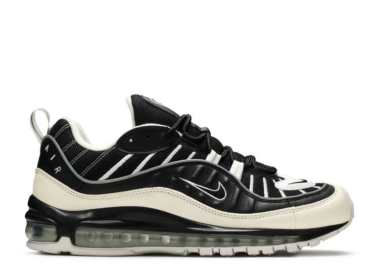 

Кроссовки Nike AIR MAX 98 'WHITE BLACK', белый, Белый;серый