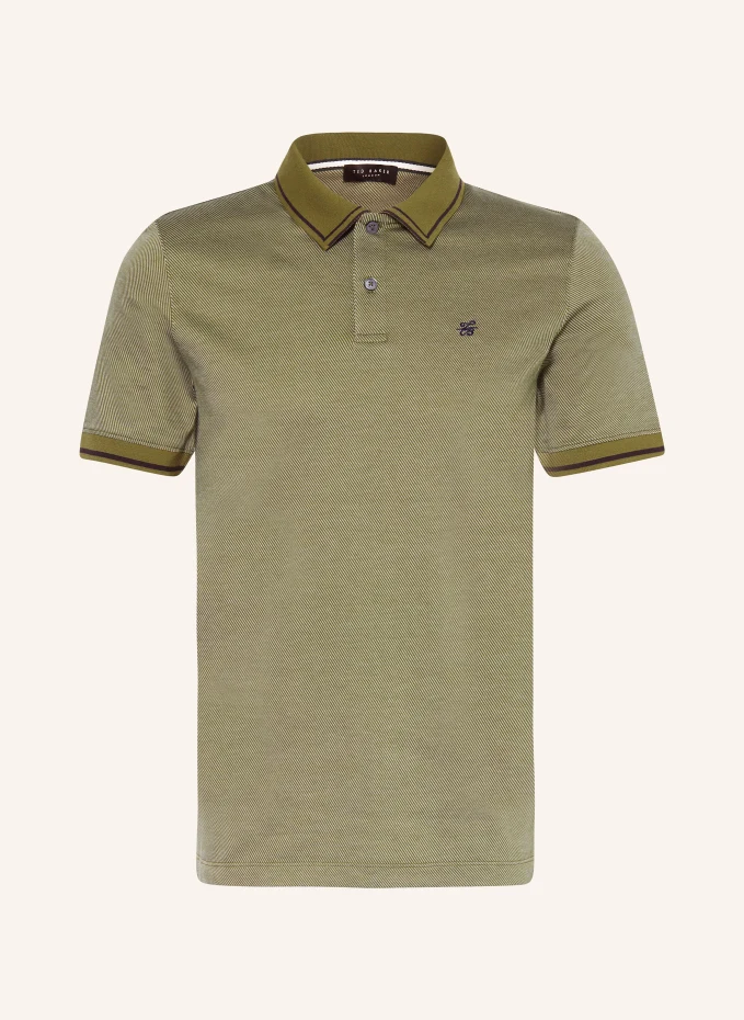 

Рубашка-поло из джерси helta slim fit Ted Baker, хаки