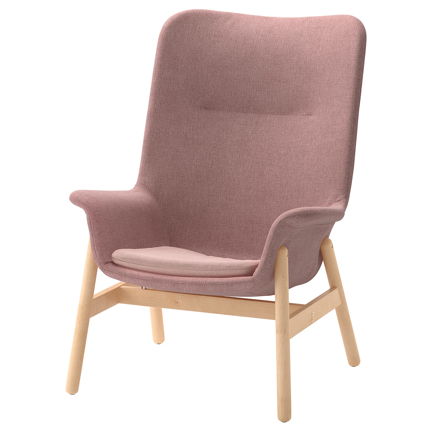 ВЕДБО Кресло с высокой спинкой, Гуннаред бледно-розовый VEDBO IKEA стул кресло boeing коричневый 19040
