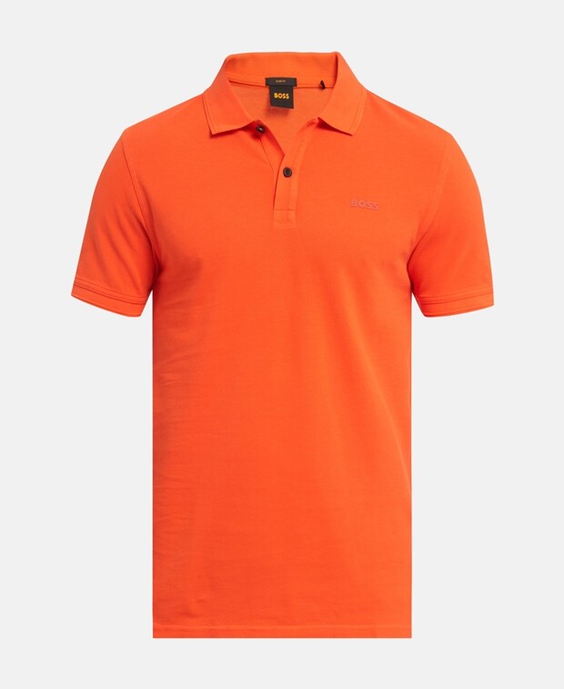 

Рубашка поло Boss Orange, цвет Pumpkin Orange