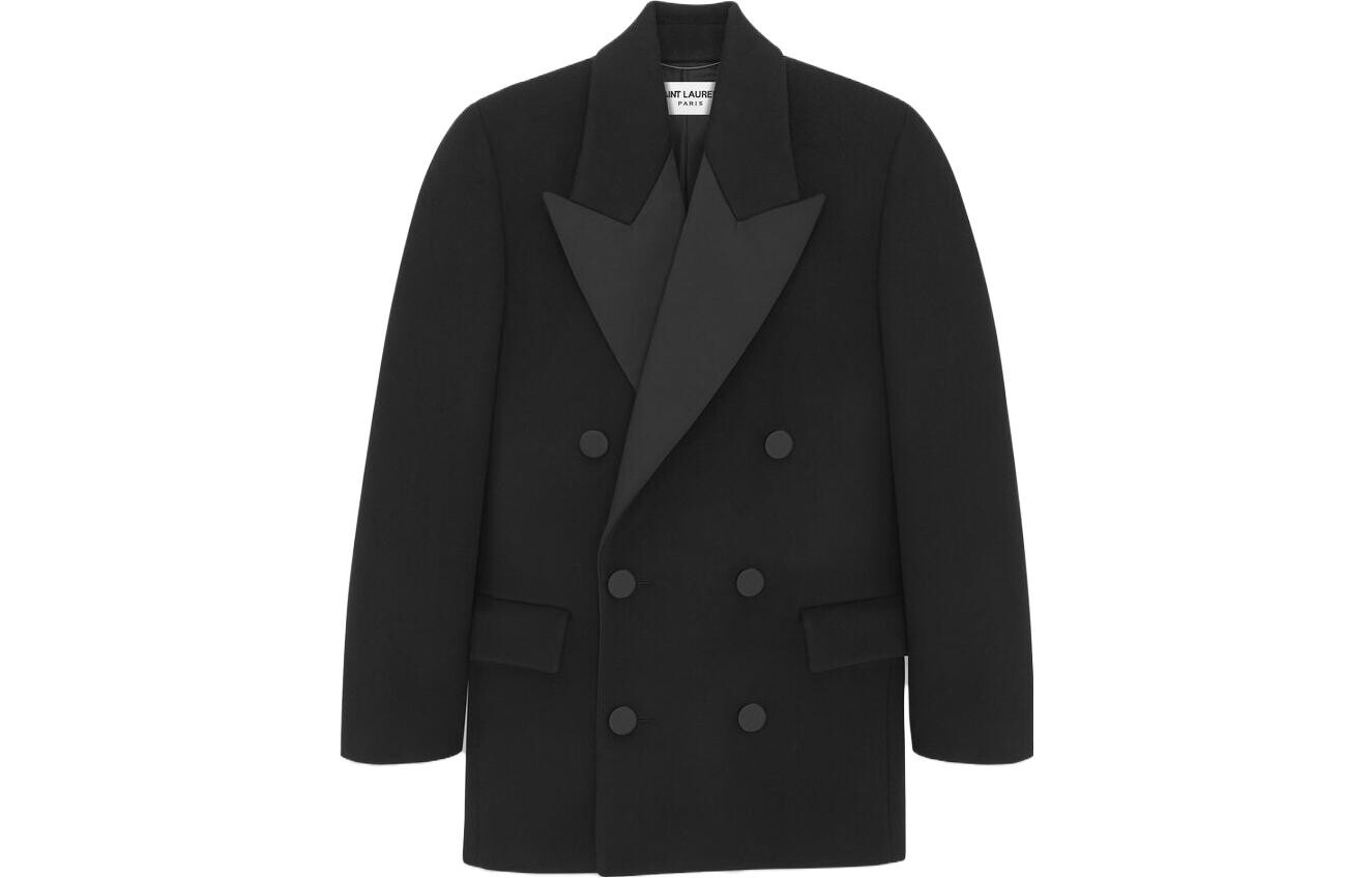 

Деловой костюм мужской черный Saint Laurent, черный