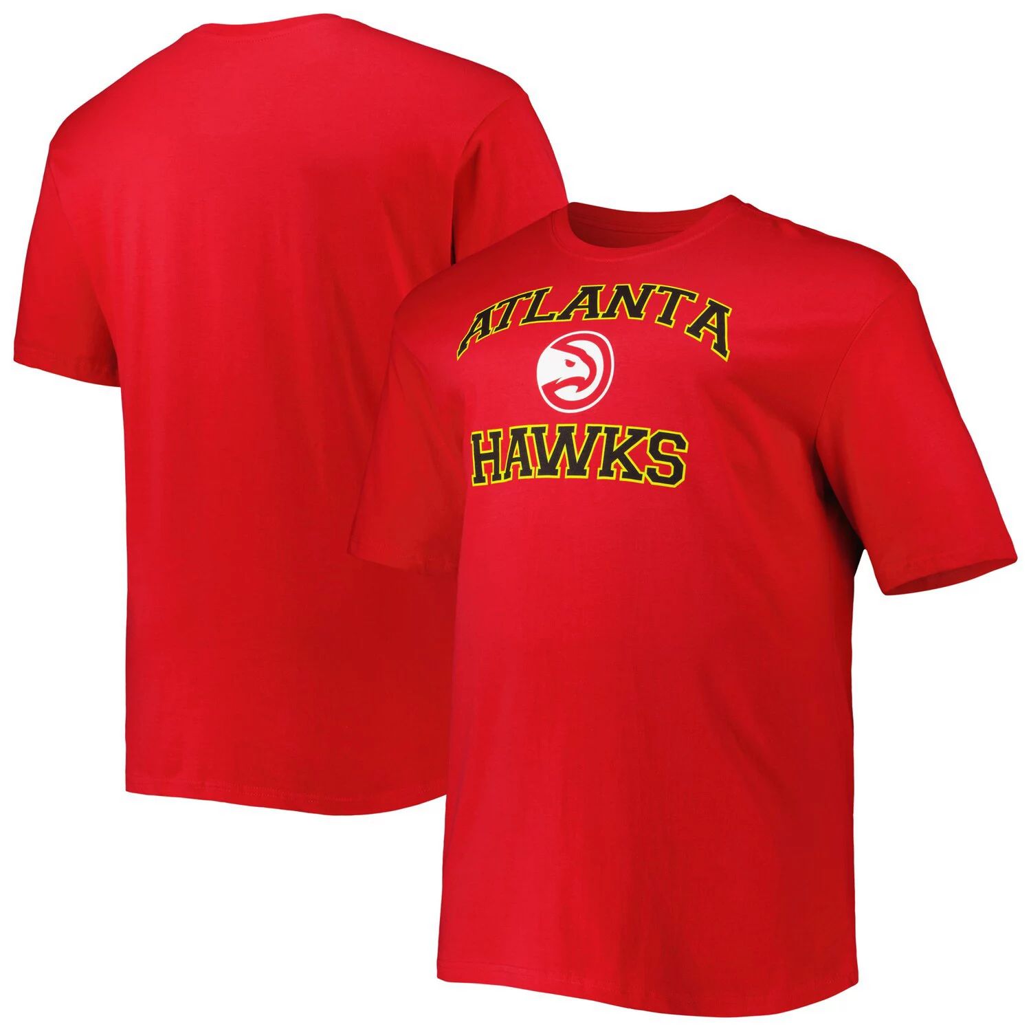 Мужская красная футболка Atlanta Hawks Big & Tall Heart & Soul