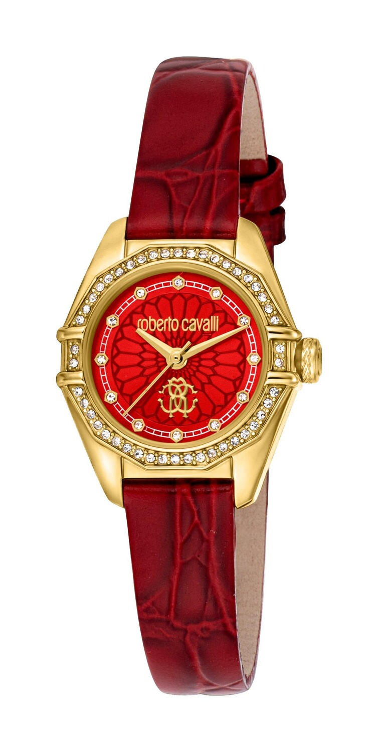 

Швейцарские кварцевые часы Roberto Cavalli, красный