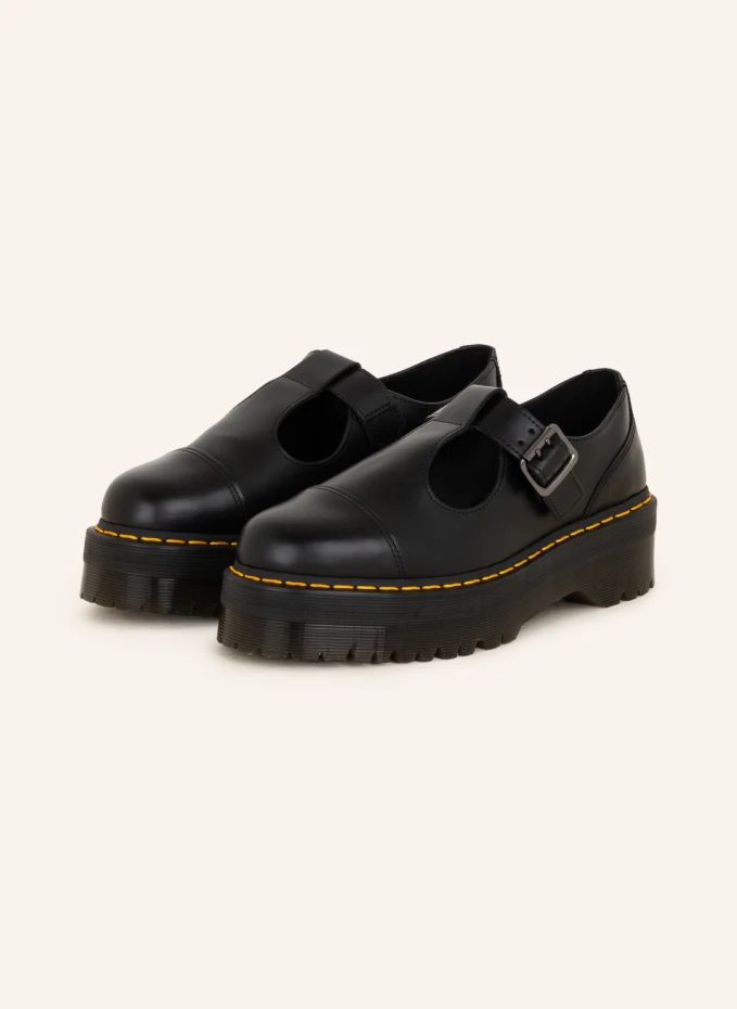 Тапочки на платформе bethan Dr. Martens, черный dr martens женские повседневные туфли на платформе bethan черный