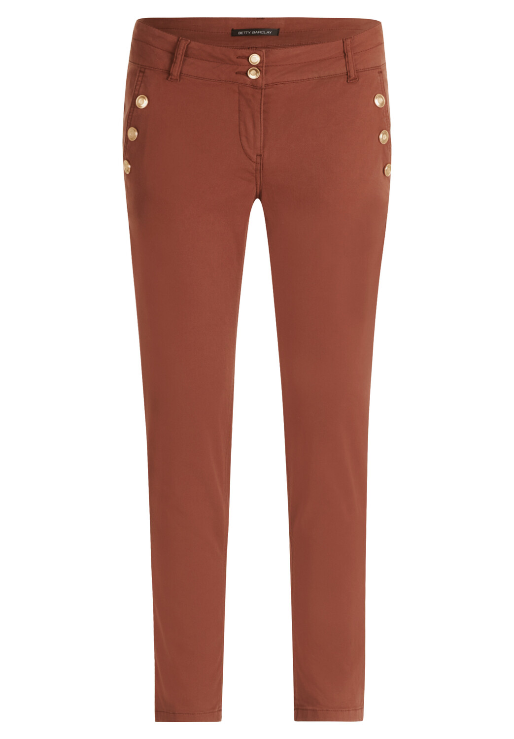 

Брюки Betty Barclay Casual Hose mit Knöpfen, коричневый