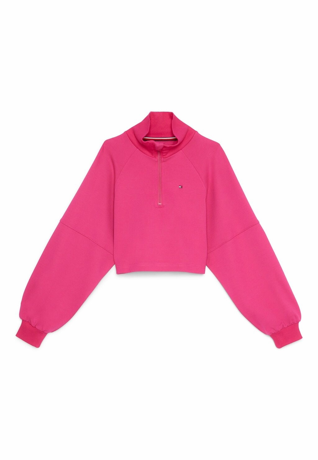 

Толстовка Водолазка с молнией на половинной молнии Tommy Hilfiger, цвет hot magenta