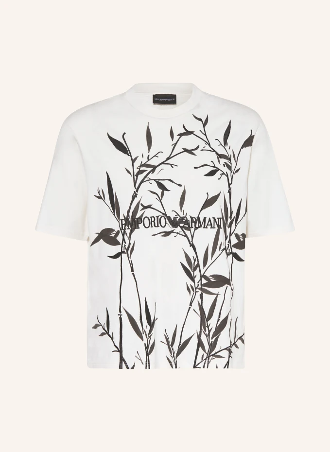 

Футболка с вышивкой Emporio Armani, черный