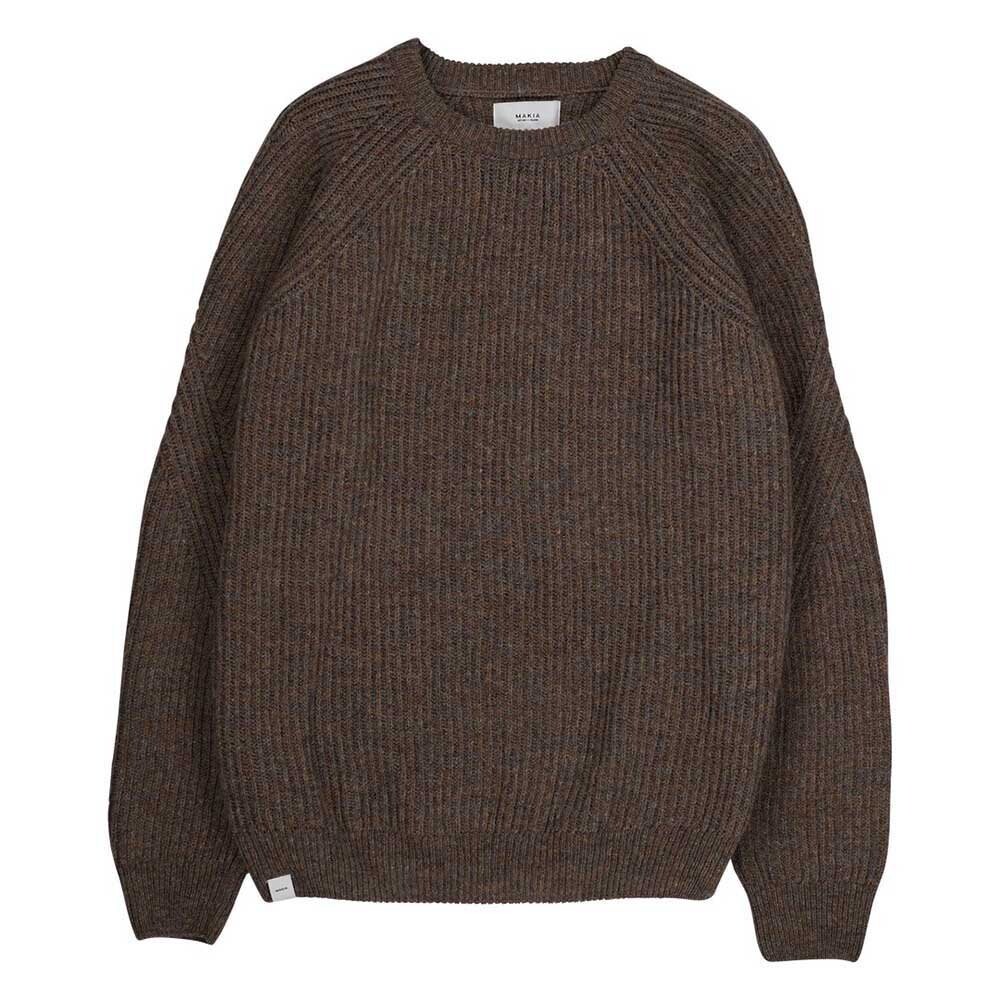 

Свитер Makia Viaborg Knit O Neck, коричневый